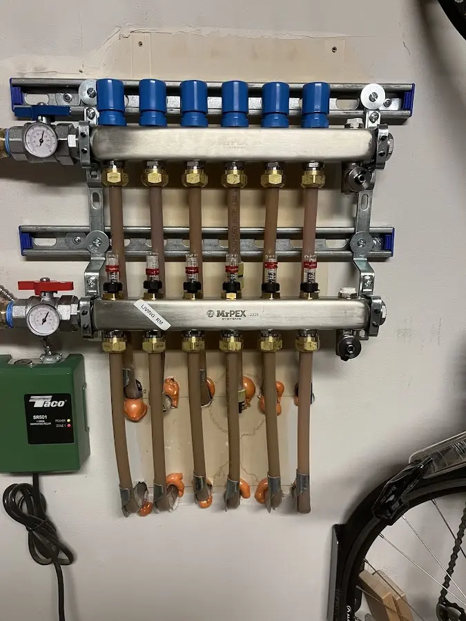 Plumber performing Leak Detection at a residential property in Overlea